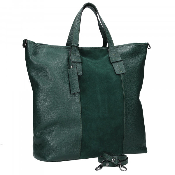 Dámská kožená kabelka Ripani Alba - zelená