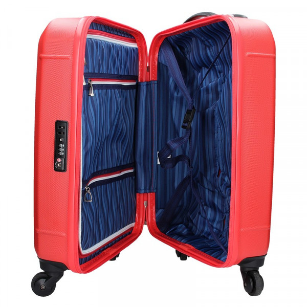 Kabinový cestovní kufr U.S. POLO ASSN. AURE - červená