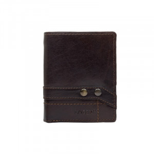 Pánská kožená peněženka Lagen Jaron - tmavě hnědá