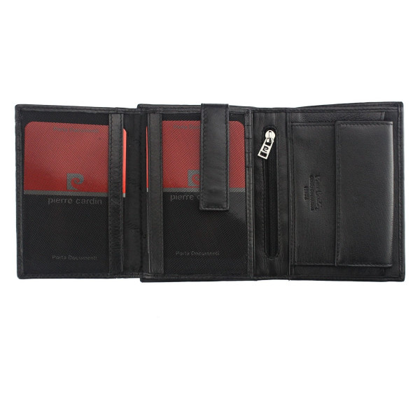 Pánská kožená peněženka Pierre Cardin Serge - černá