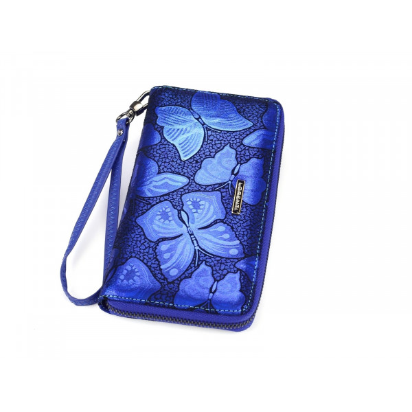 Dámská kožená peněženka Lorenti Sara - modrá