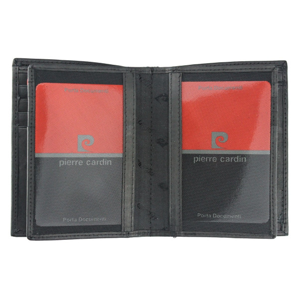 Pánská kožená peněženka Pierre Cardin Rene - černá
