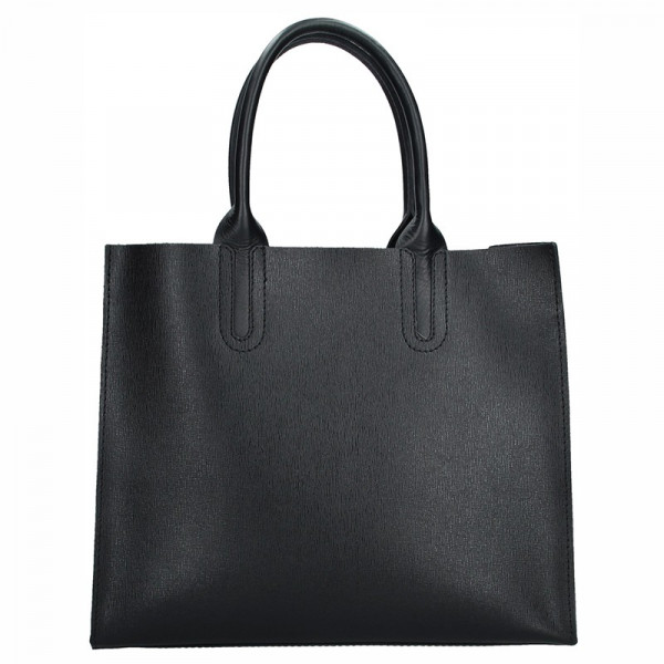 Dámská kožená kabelka Facebag Monarchy - černá
