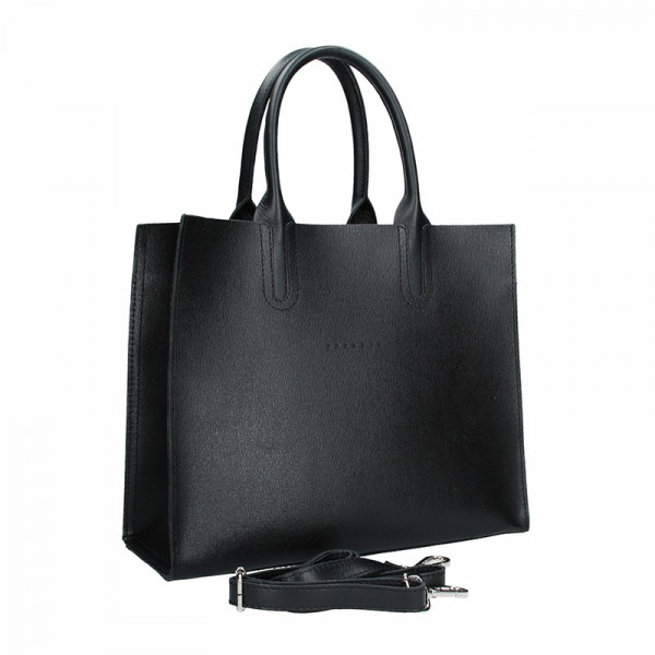 Dámská kožená kabelka Facebag Monarchy - černá