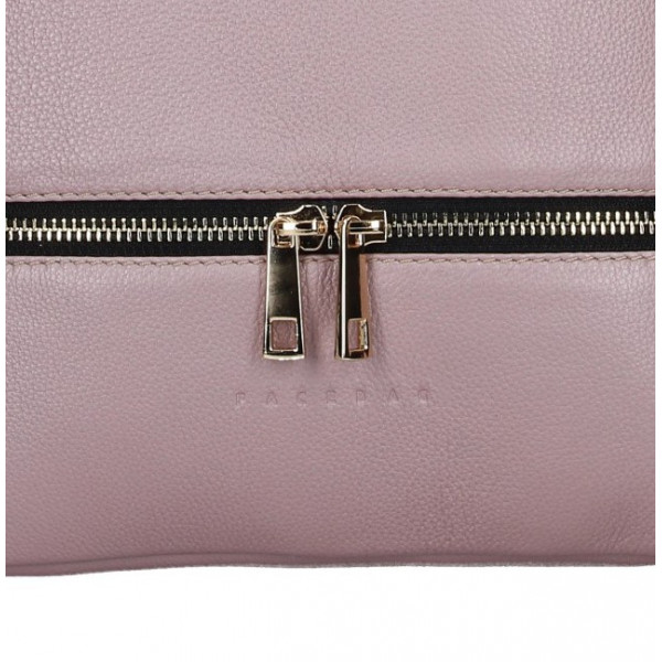 Dámský kožený batoh Facebag Paloma - růžová