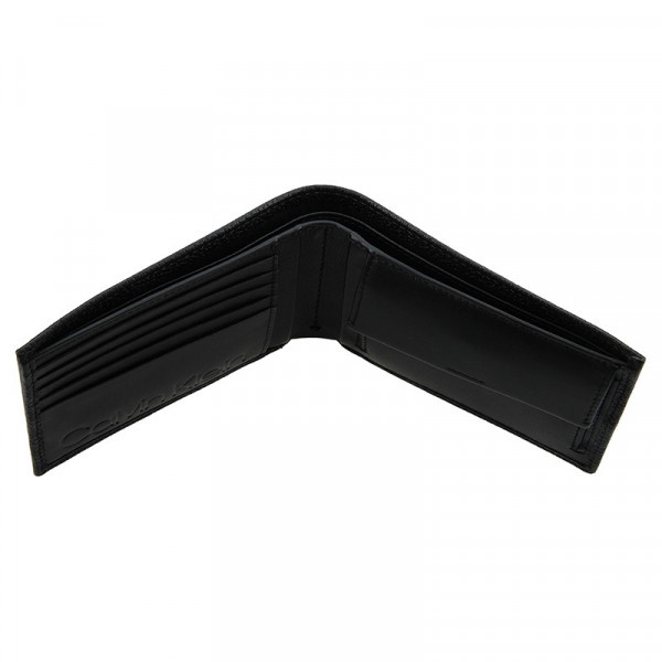 Pánská kožená peněženka Calvin Klein Ronn - černá