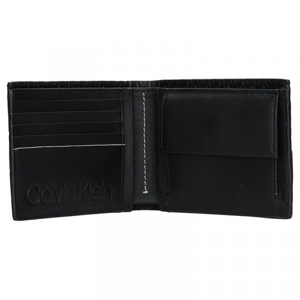 Pánská kožená peněženka Calvin Klein Ralf - černá