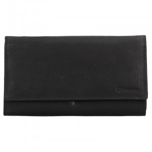Dámská kožená peněženka Diviley Emma - černá