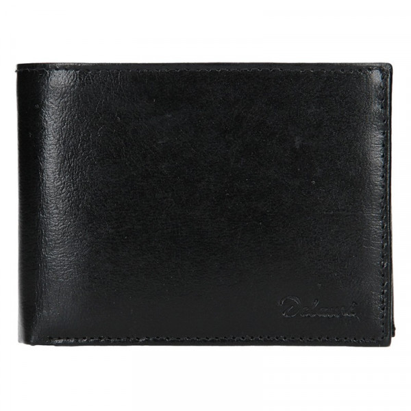 Pánská kožená peněženka Diviley Ross - černá