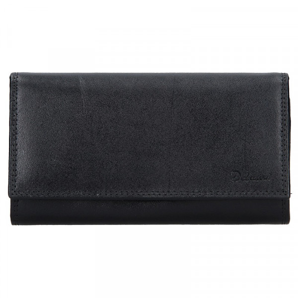 Dámská kožená peněženka Diviley Vilma - černá