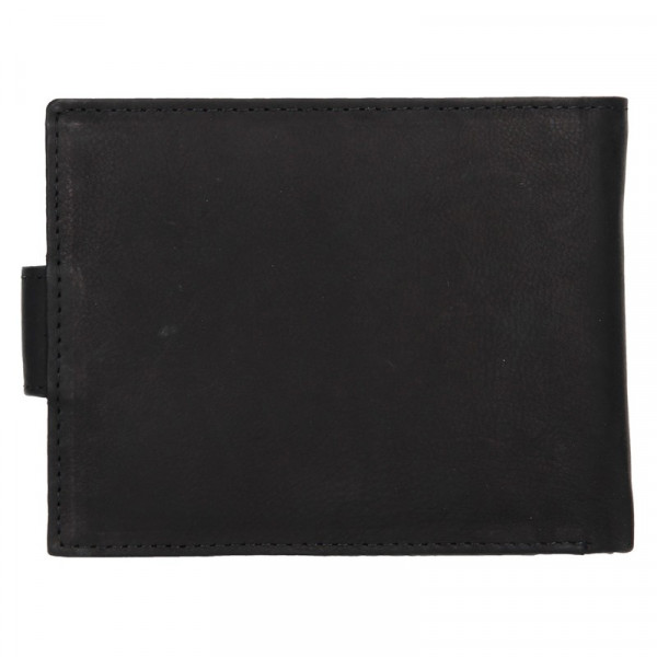 Pánská kožená peněženka Diviley Albert - černá