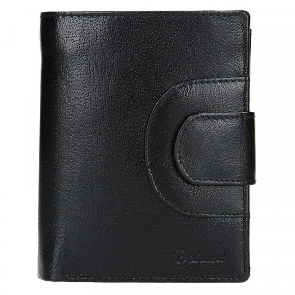 Pánská kožená peněženka Diviley Henry - černá