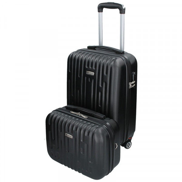 Sada dvou cestovních kufrů Airtex Worldline Kuga - černá