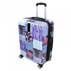 Cestovní kufr Airtex Paris Violet L