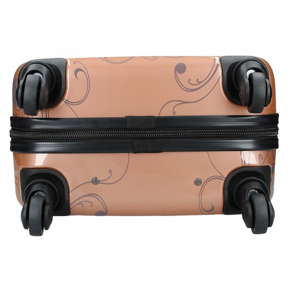 Cestovní kufr Madisson Ritta L - růžovo-zlatá