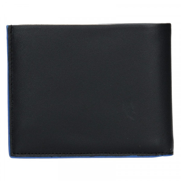 Pánská kožená slim peněženka Calvin Klein Agard - černá