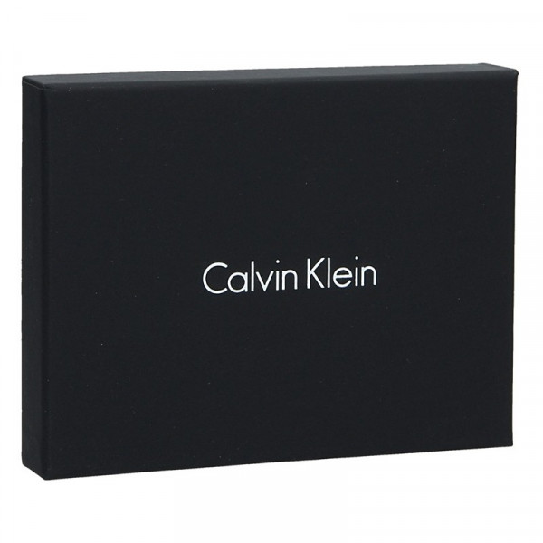 Pánská kožená slim peněženka Calvin Klein Agard - černá