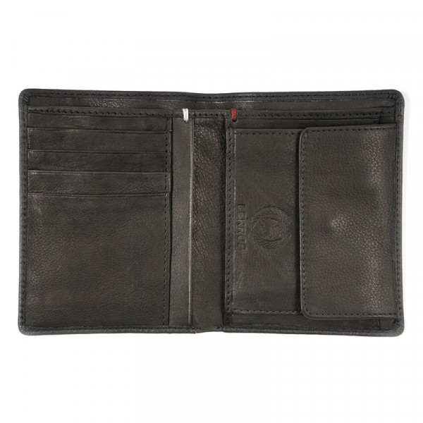Kožená pánská peněženka Lerros Ellis - černá