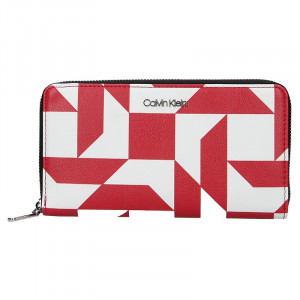 Dámská peněženka Calvin Klein Terra - červeno-bílá