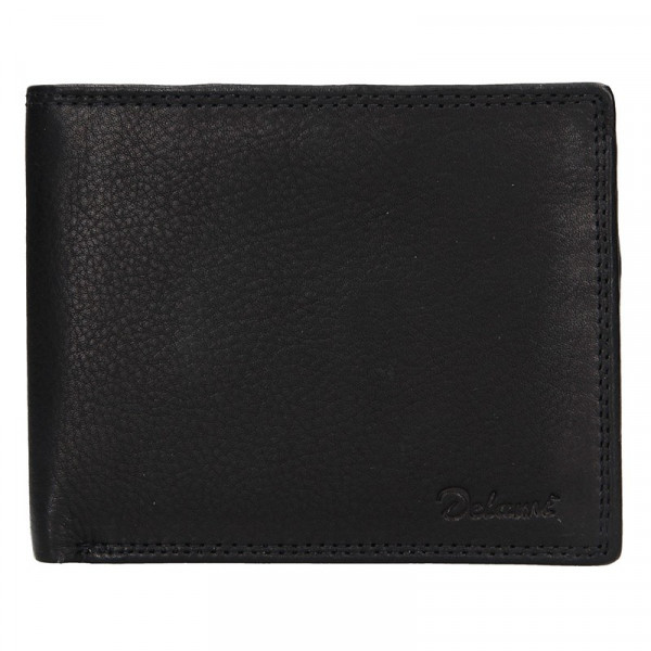Pánská kožená peněženka Diviley Lown - černá