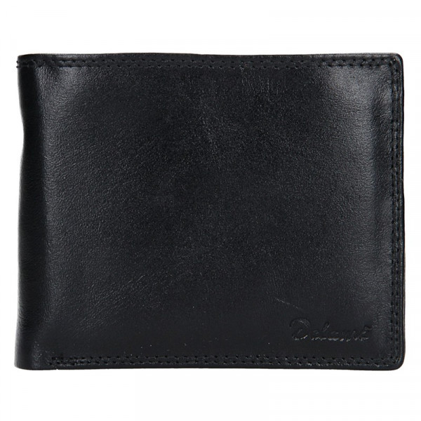 Pánská kožená peněženka Diviley Ursus - černá