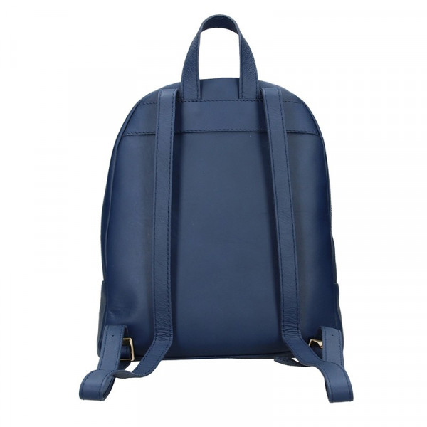Dámský kožený batoh Facebag Paloma - modrá