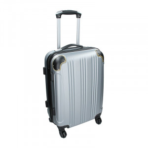 Cestovní kufr Madisson Michaela S - stříbrná