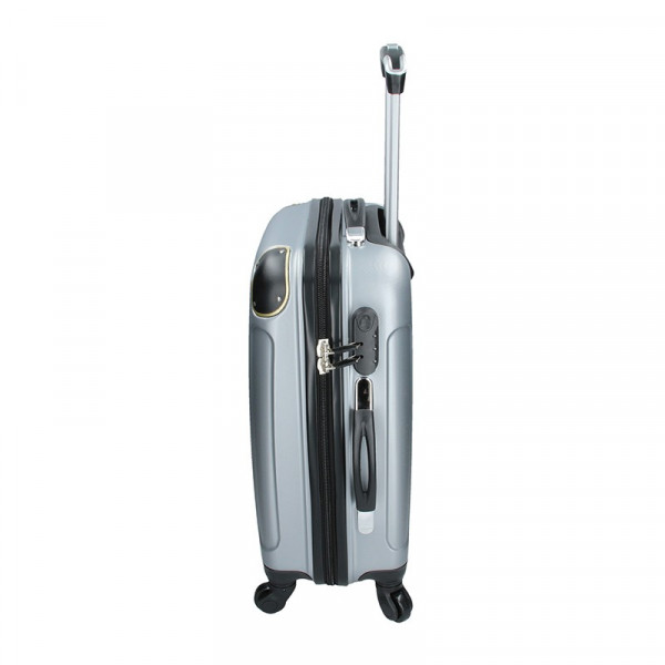 Cestovní kufr Madisson Michaela M - stříbrná