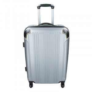 Cestovní kufr Madisson Michaela M - stříbrná