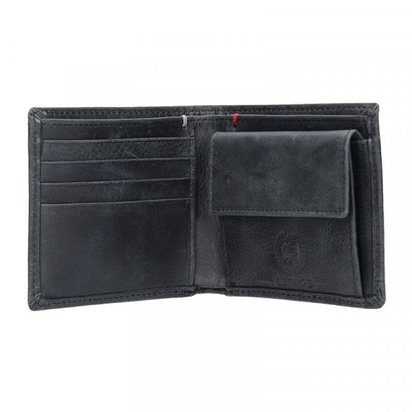 Kožená pánská peněženka Lerros Jerom - černá