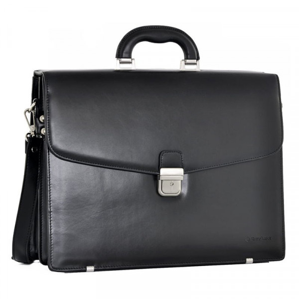 Luxusní pánská kožená taška Daag Áres - černá