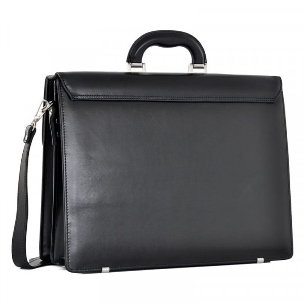 Luxusní pánská kožená taška Daag Áres - černá