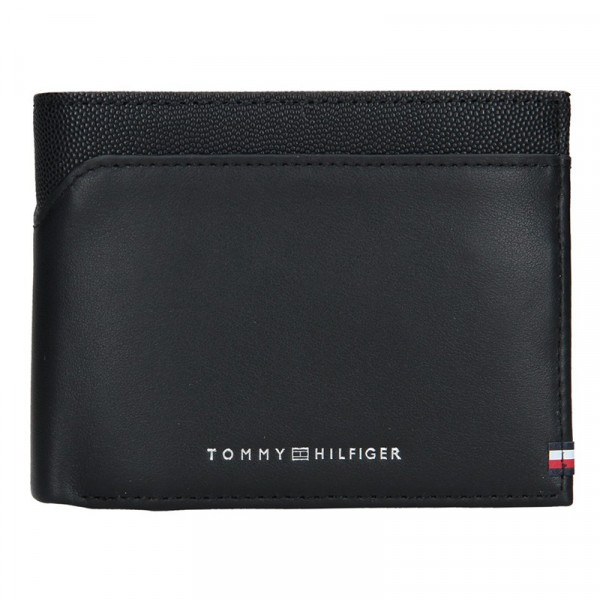 Pánská kožená peněženka Tommy Hilfiger Jimmy - černá