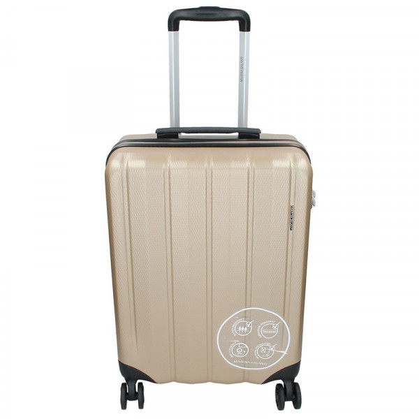 Cestovní kufr Marina Galanti Nova S - zlatá