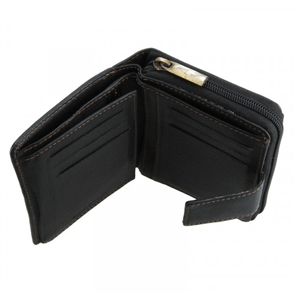 Dámská kožená peněženka SendiDesign Mona - černá