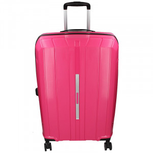 Cestovní kufr Snowball Barcelona L - růžová
