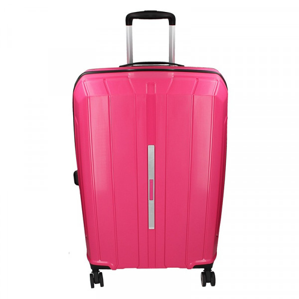 Sada 3 cestovních kufrů Snowball Barcelona S,M,L - růžová