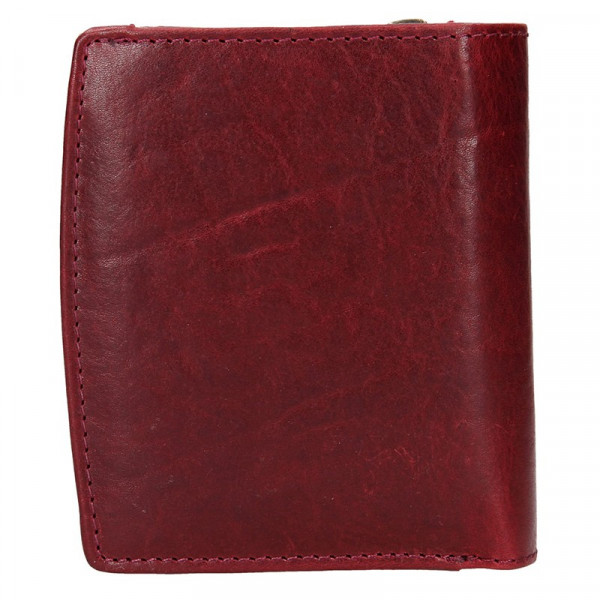 Dámská kožená peněženka Lagen Marcela - vínová