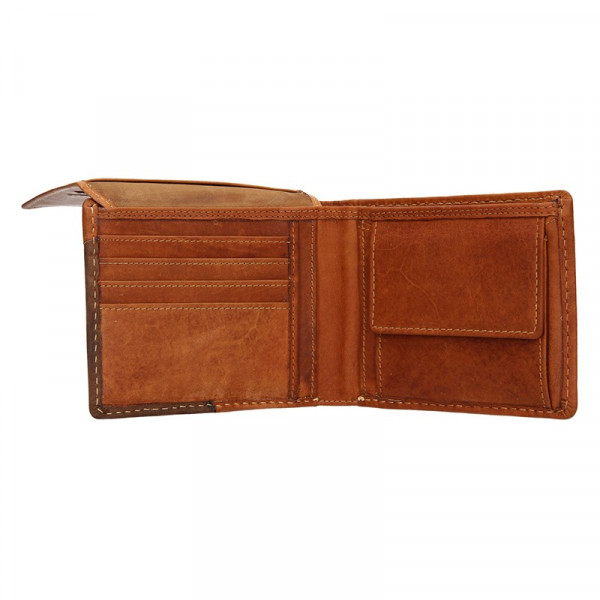 Pánská kožená peněženka Lagen Baltazar - hnědá