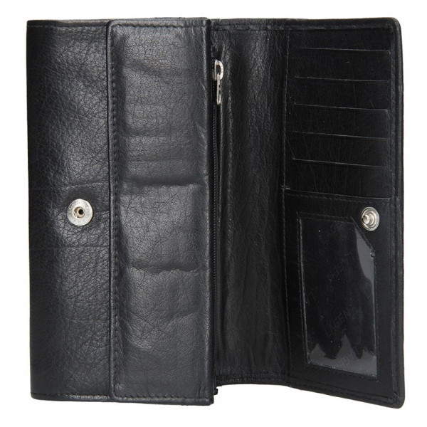 Dámská kožená peněženka Lagen Victoria - černá