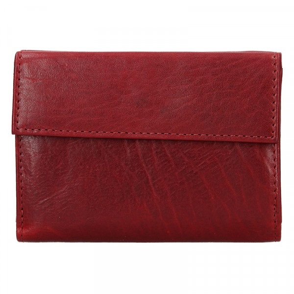 Dámská kožená peněženka Lagen Jarmila - červená