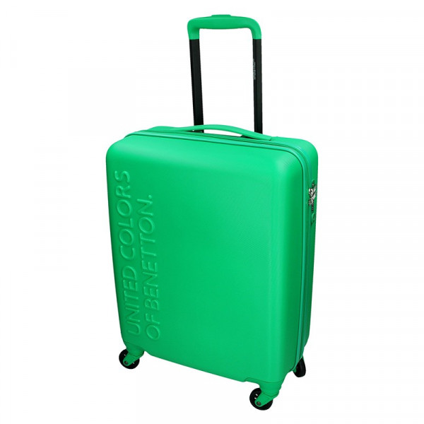Kabinový cestovní kufr United Colors of Benetton Aura - zelená