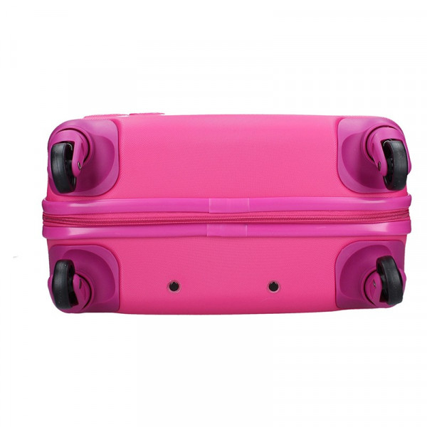 Kabinový cestovní kufr United Colors of Benetton Aura - růžová