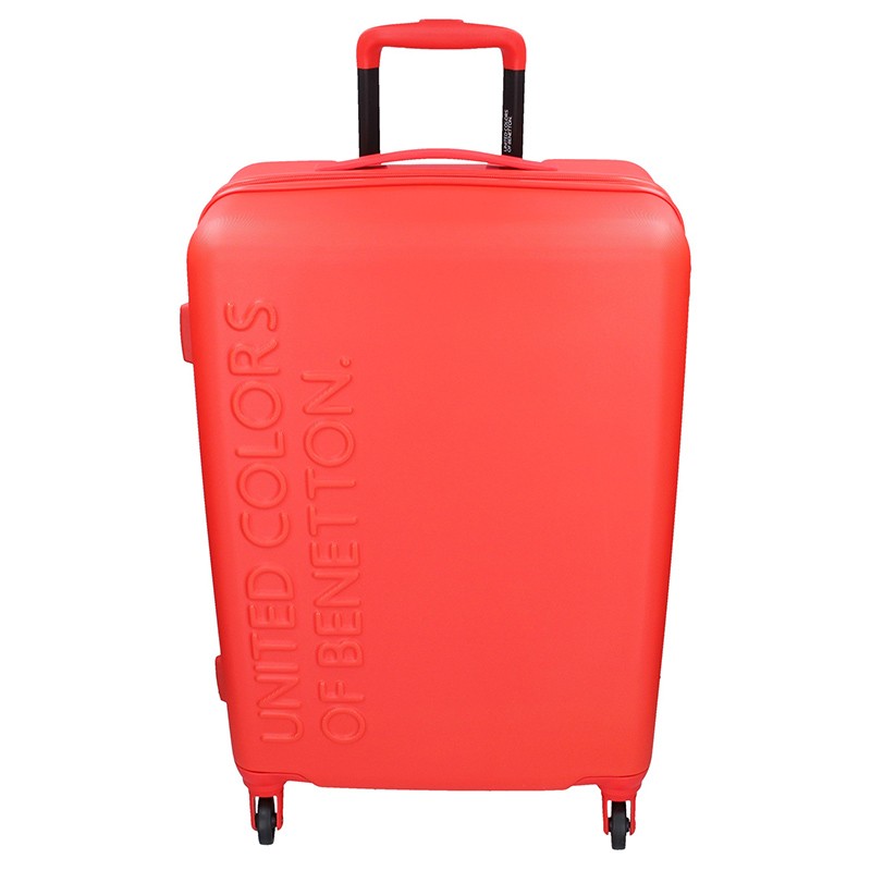 Cestovní kufr United Colors of Benetton Aura L - červená