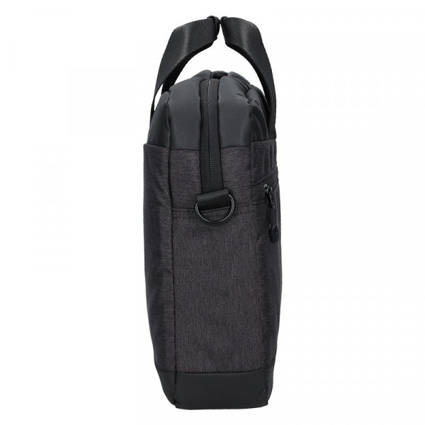 Pánská taška na notebook Bugatti Lopes - černo-šedá