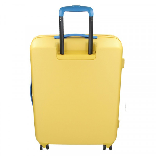 Cestovní kufr United Colors of Benetton Kanes L - žlutá
