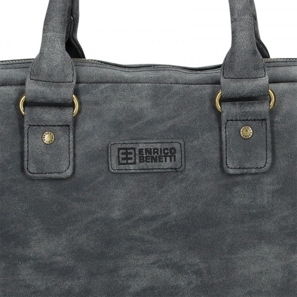 Pánská taška přes rameno Enrico Benetti Sevilla - černo-šedá