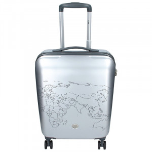 Kabinový cestovní kufr Ciak Roncato World S - stříbrná