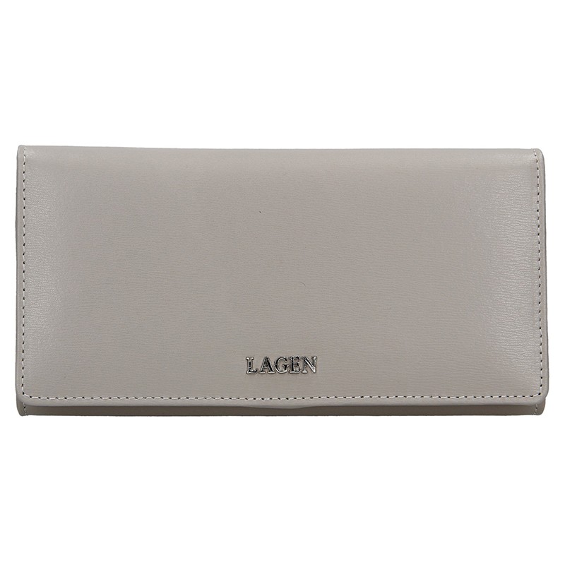 Levně Dámská kožená peněženka Lagen Evelin - taupe