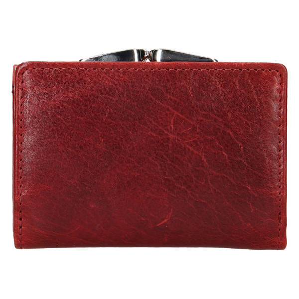 Dámská kožená peněženka Lagen Stela - červená